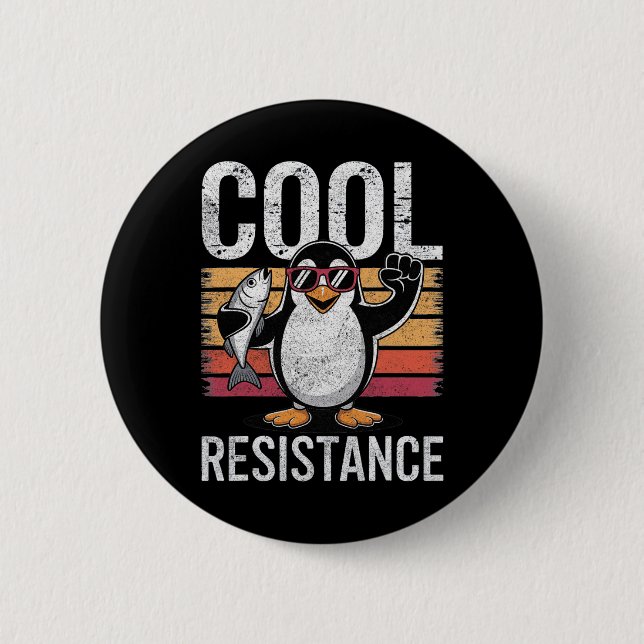 Protestant om Coola Resistens Penguin Tariffs Knapp (Framsida)