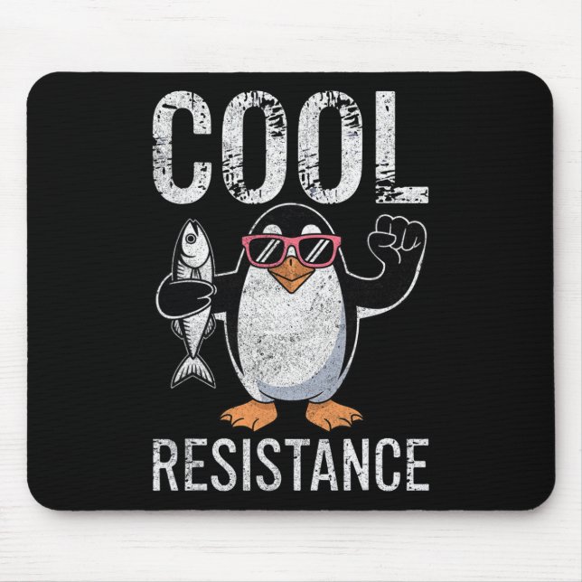 Protestant om Coola Resistens Penguin Tariffs Musmatta (Framsidan)