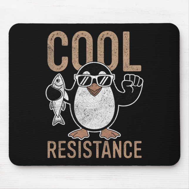 Protestant om Coola Resistens Penguin Tariffs Musmatta (Framsidan)