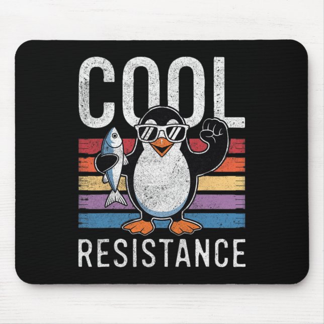 Protestant om Coola Resistens Penguin Tariffs Musmatta (Framsidan)