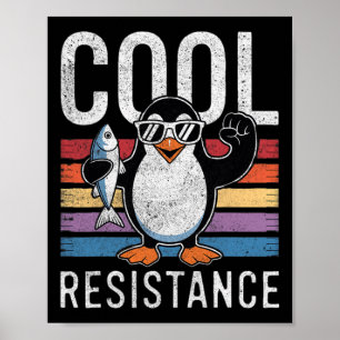 Protestant om Coola Resistens Penguin Tariffs Poster
