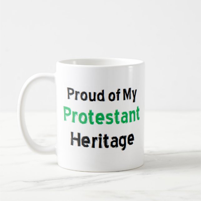 protestantiskt arv kaffemugg (Vänster)