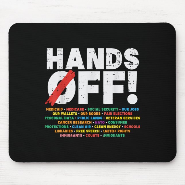 Protestera Hands Off Medicare Social Security Mots Musmatta (Framsidan)