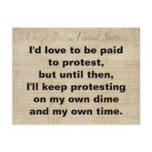 protestera mot att min egen Höger i tidsplanen int