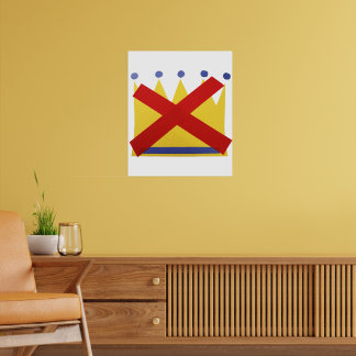 Protestera Nej Könige Poster