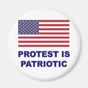 Protesterna är patriotiska magnet