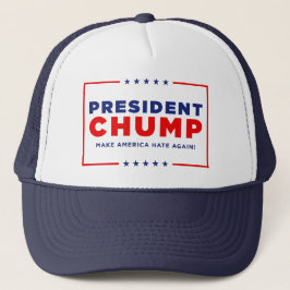 Protesttrumf: "PresidentChump" truckerkeps