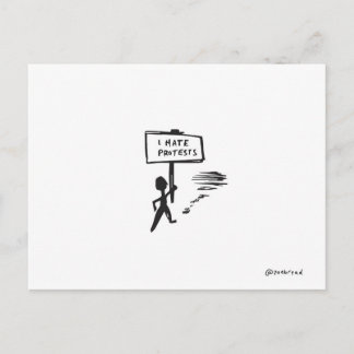 protestvykort vykort