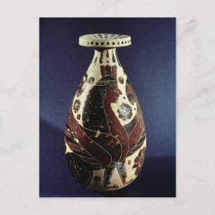 Proto-Corinthian stil vas med sfinx Vykort
