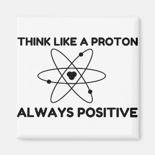 PROTON ÄR ALLTID POSITIVT MAGNET
