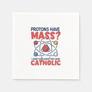 Proton har en massa som jag inte ens visste att de pappersservett