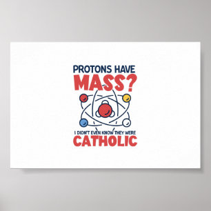 Proton har en massa som jag inte ens visste att de poster
