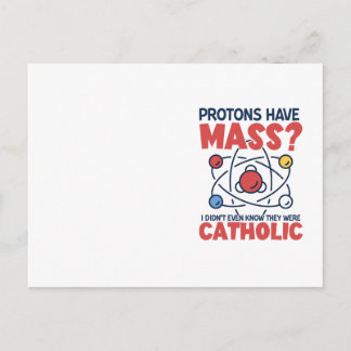 Proton har en massa som jag inte ens visste att de vykort