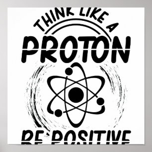 Proton Physics   Physicist Student Profession Gift Poster