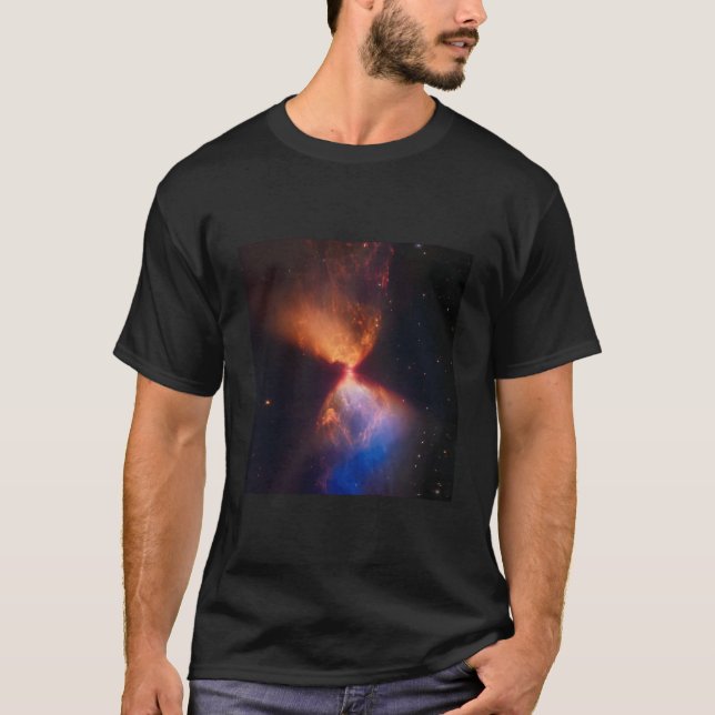 Protostar med Nebula Cloud L1527 Rymden Gala T Shirt (Framsida)