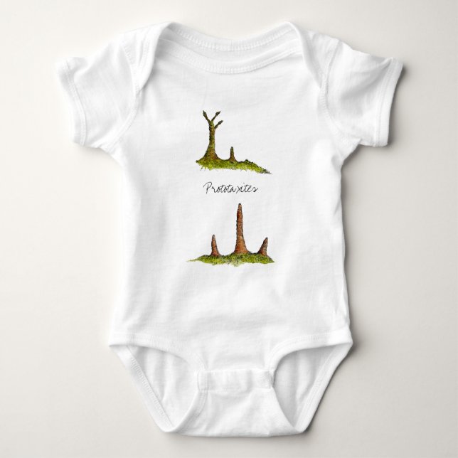 Prototaxiter Baby Bodykostymer T Shirt (Framsida)
