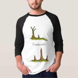 Prototaxites Fungi / Lichen Raglan T-Shirt