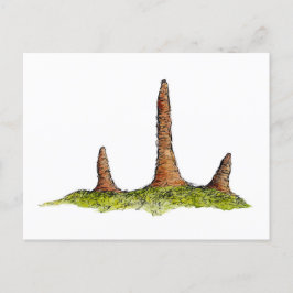Prototaxites Fungi Postcard Vykort