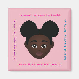 #Proud2BNaturalMe #Affirmations Locker Magnet