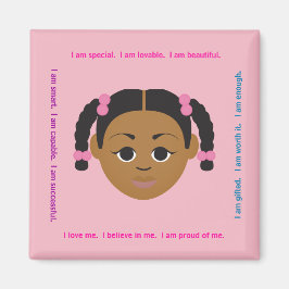 #Proud2BNaturalMe #Affirmations Locker Magnet