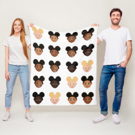 #Proud2BNaturalMe ALLA vackra Blanketter Fleecefilt