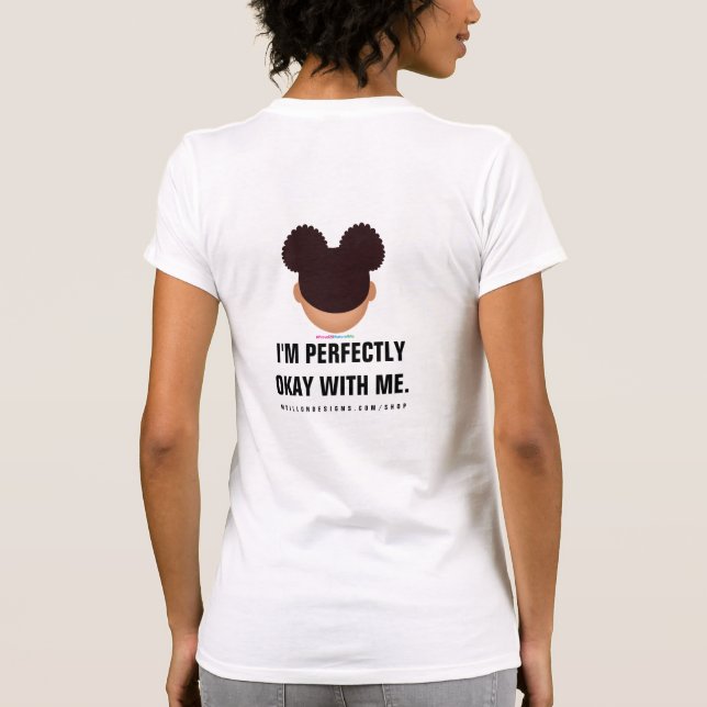 #Proud2BNaturalMe är perfekt felperfekt T Shirt (Baksida)