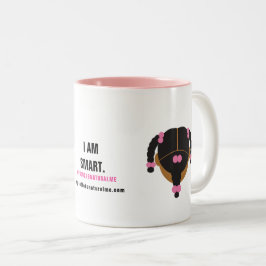 #Proud2BNaturalMe-bekräftelse Två-Tonad Mugg