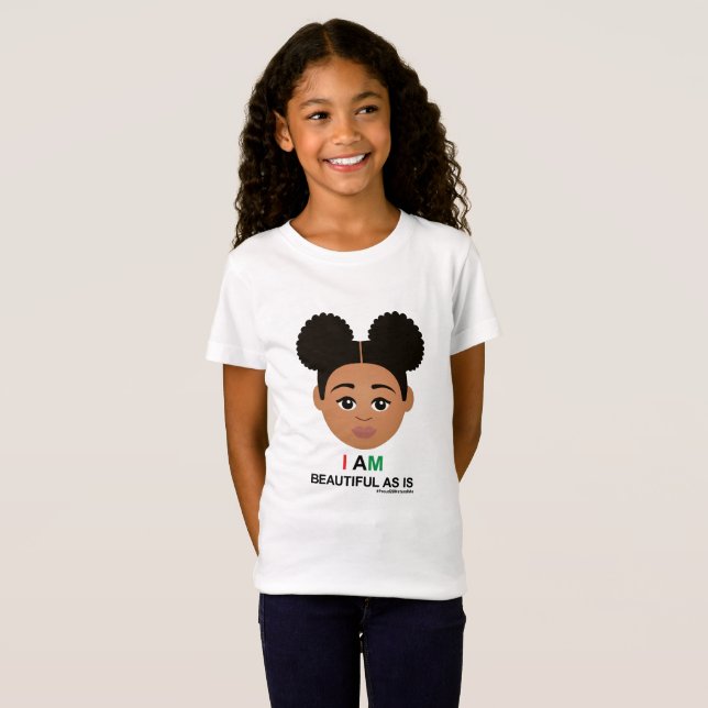 #Proud2BNaturalMe #BevacasIs CaramelComplexion T Shirt (Hel framsida)