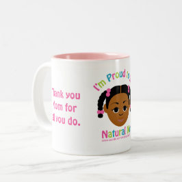 #Proud2BNaturalMe-gåvor till #Mamma Två-Tonad Mugg