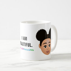 #Proud2BNaturalMe "I ÄR BEAUTIFUL"-komplexion Kaffemugg