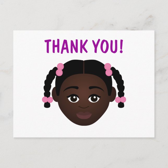 #Proud2BNaturalMe VäljMittKomplexitet Tack Vykort (Framsida)