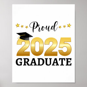 Proud 2025 Student Graduating Cl of 2025 Poster