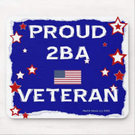Proud 2BA Veteran - Mousepad Musmatta