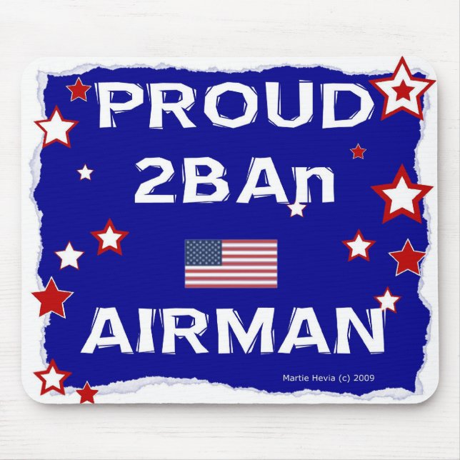 Proud 2BAn Airman - In Honor - Mousepad Musmatta (Framsidan)