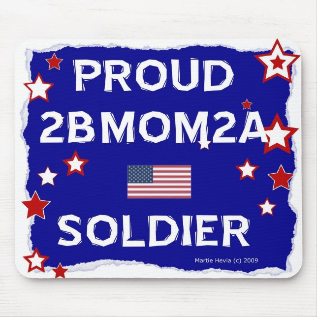 Proud 2BMOM2A Soldier - Mousepad Musmatta (Framsidan)