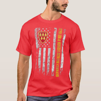 Proud 32:a Luft och missilförsvarsstaben Veteran T Shirt