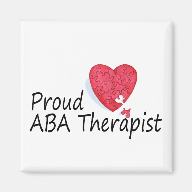 Proud ABA Therapist Magnet (Framsidan)