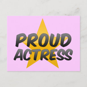 Proud Actress Vykort