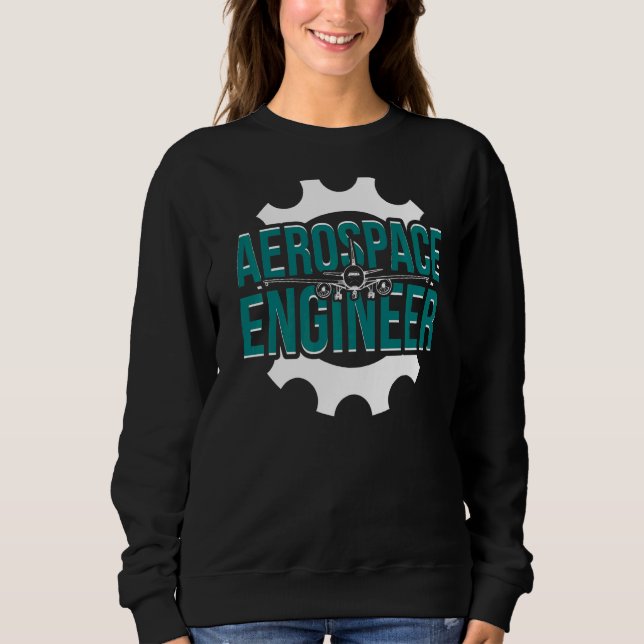 Proud Aerospace Ingenjör Week Aerospace Engineerin T Shirt (Framsida)