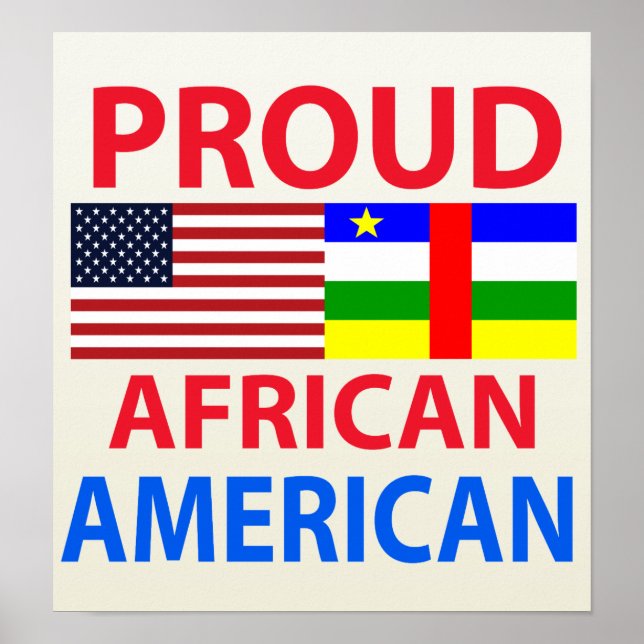 Proud African American Poster (Framsidan)