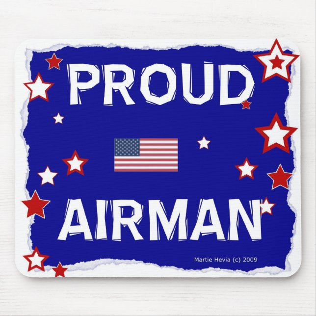 Proud Airman - In Honor - Mousepad Musmatta (Framsidan)