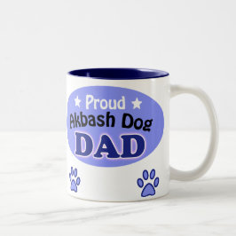 Proud Akbash Hund Pappa Två-Tonad Mugg