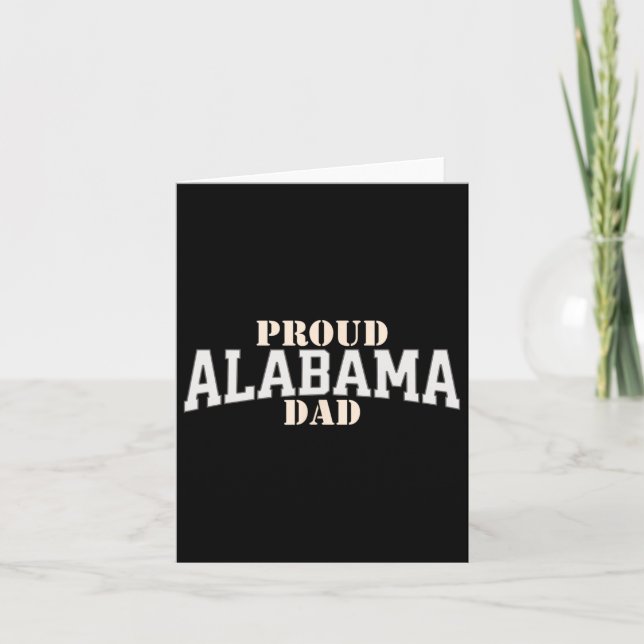 Proud Alama Pappa. Fars dag Kort (Framsida)