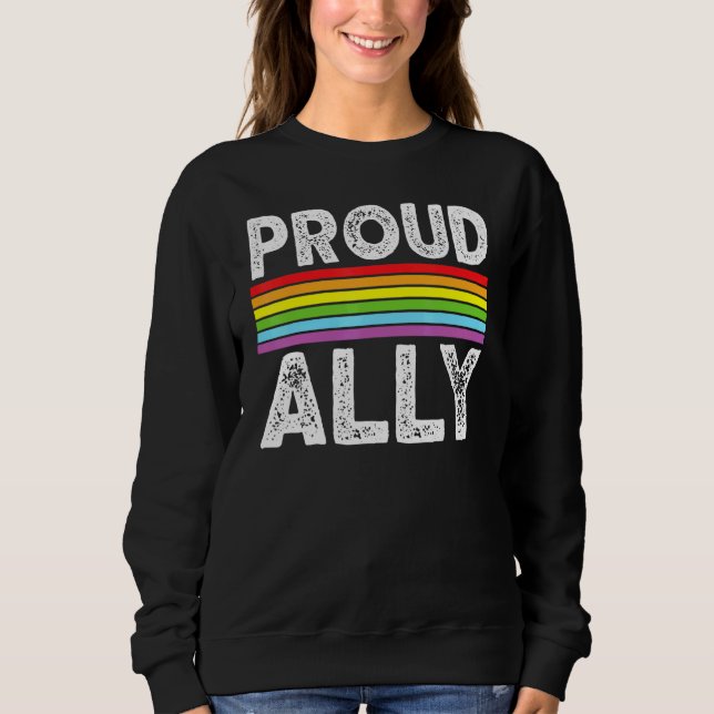 Proud Ally 2 T Shirt (Framsida)
