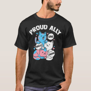 Proud Ally Gay Lgbtq Movement Transgender Pride Pa T Shirt
