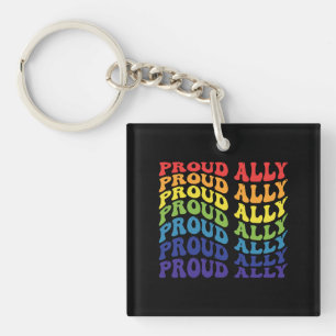 Proud Ally HBT-TQ GAY PRIDE Regnbåge