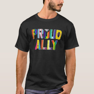 Proud Ally Lgbt Lgbtq Black History Gay Lesbisk 1 T Shirt