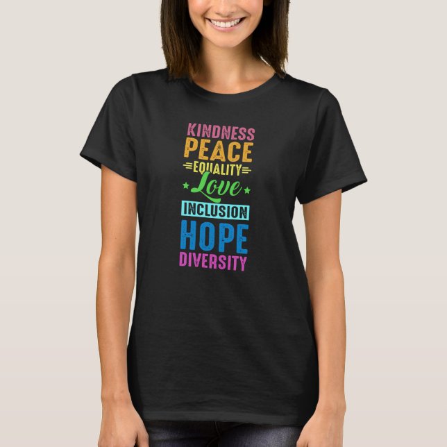 Proud Ally LGBT Rainbow Heart Månad i Gay pride T Shirt (Framsida)