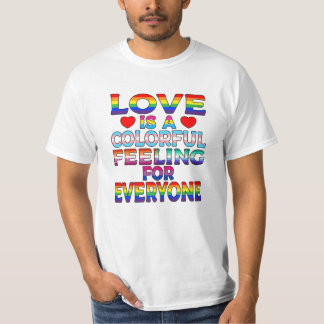 Proud Ally Rainbow Flagga Gay T Shirt