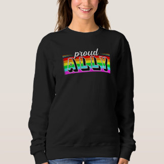 Proud Ally Tolerance Peace and Love Pride LGBT T Shirt